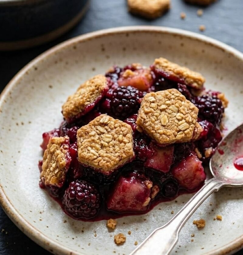 Mary Berry Blackberry and Apple Crumble Recipe