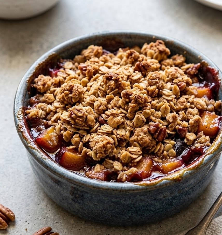 How to Make Mary Berry Apple and Plum Crumble Recipe