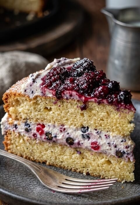 Mary Berry Victoria Sponge with Buttercream Recipe