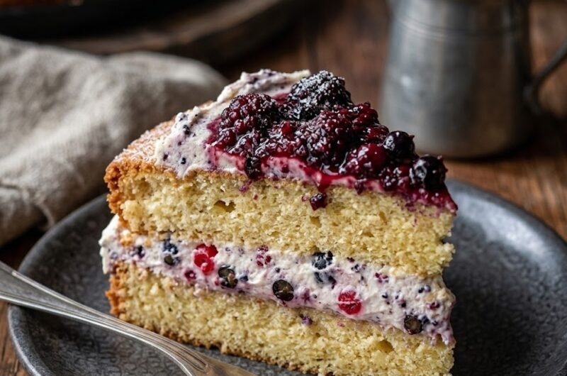 Mary Berry Victoria Sponge with Buttercream Recipe