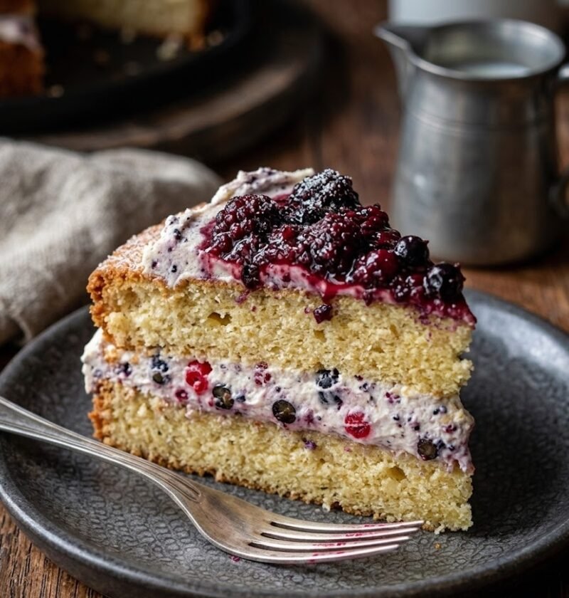 Mary Berry Victoria Sponge with Buttercream Recipe