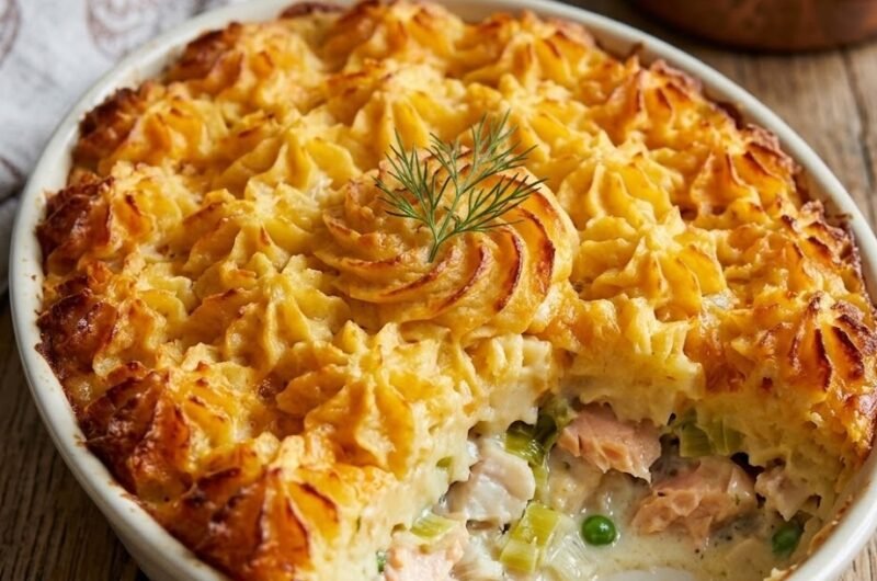 Mary Berry’s Fish Pie with Cheesy Mash Recipe