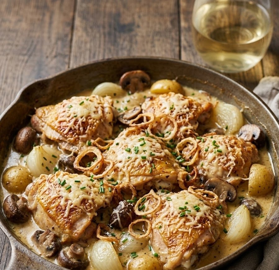 How to Make MaMary Berry Creamy Chicken Casserole with White Wine Recipe