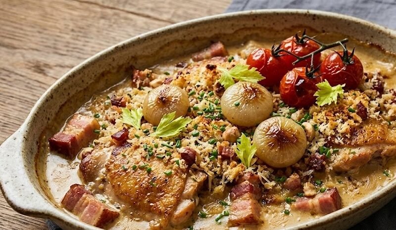 Mary Berry Chicken and Bacon Casserole Recipe