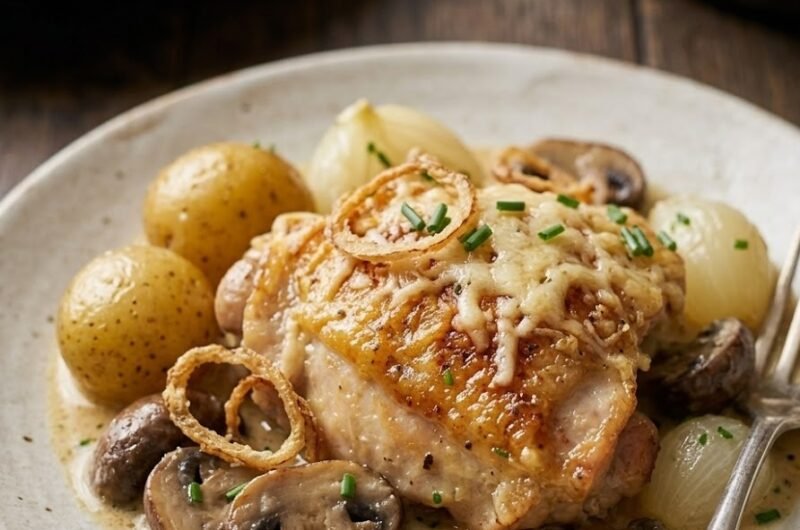 Mary Berry-Inspired Creamy Chicken Casserole with White Wine