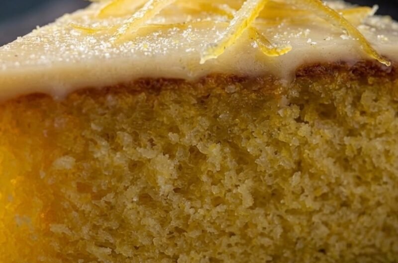 Mary Berry Lemon Drizzle Round Cake Recipe