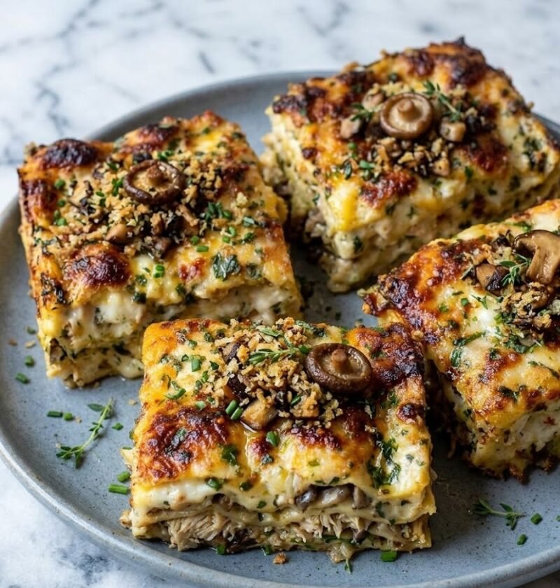 Mary Berry Chicken and Mushroom Lasagne Recipe