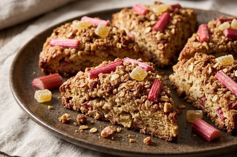 Mary Berry Rhubarb and Ginger Scones Recipe