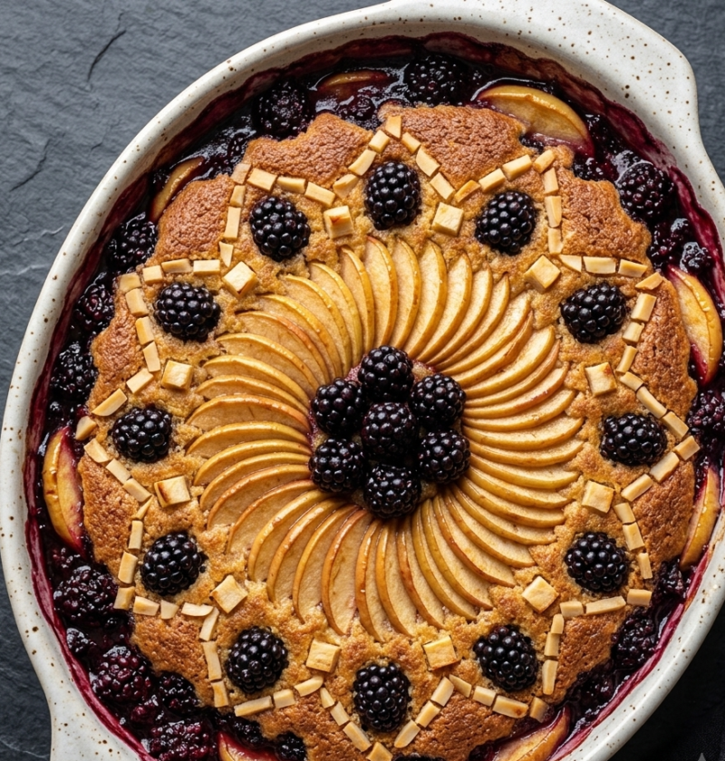 Mary Berry Apple and Blackberry Cake Recipe